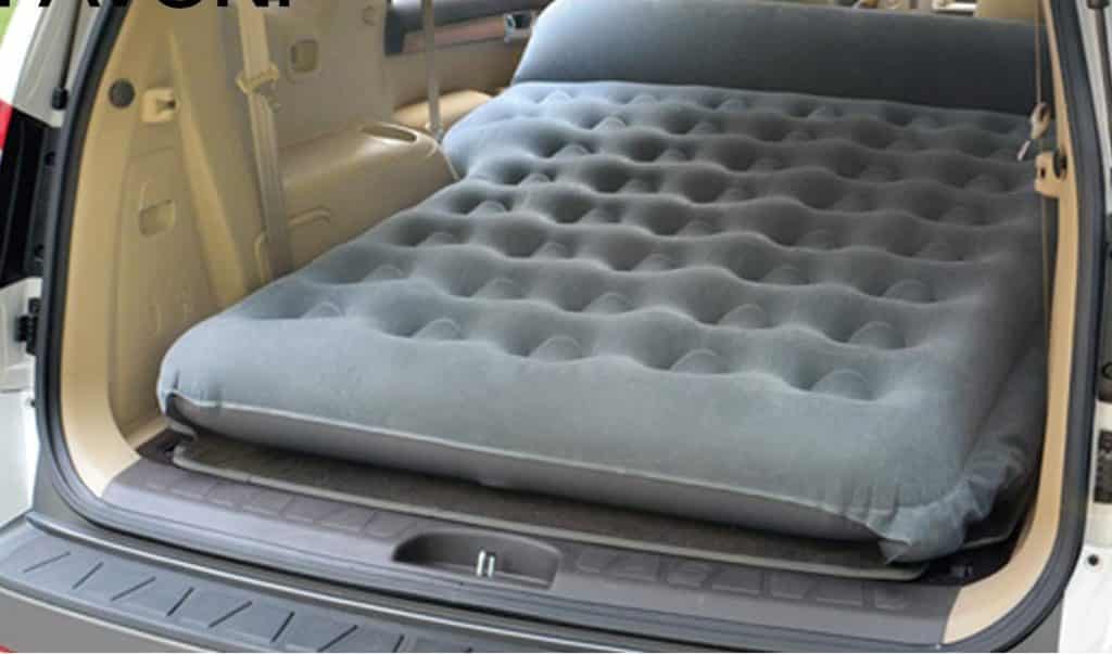 mattress on top of suv